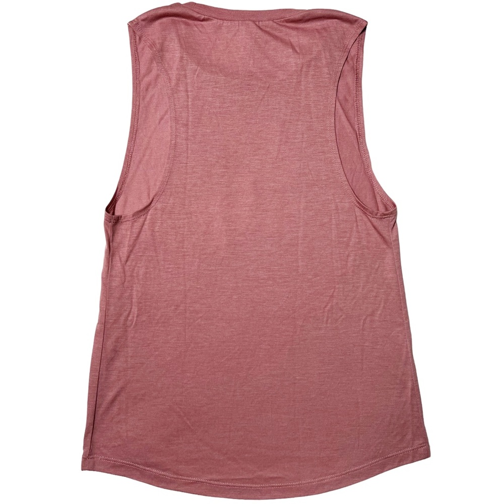 NWOT Tim McGraw Sunny Hometown Graphic Muscle T-Shirt Mauve Women’s S - Picture 2 of 6